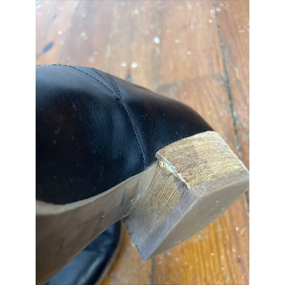 Madewell Lucie Asymmetrical Loafer Black. Leather Point Toe Size 9 - Picture 8 of 9